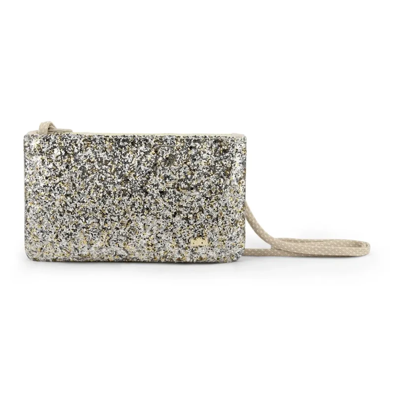 BIBI - Torebka dla dziewczynki 857369 Srebrny Brokat - bubutik.pl