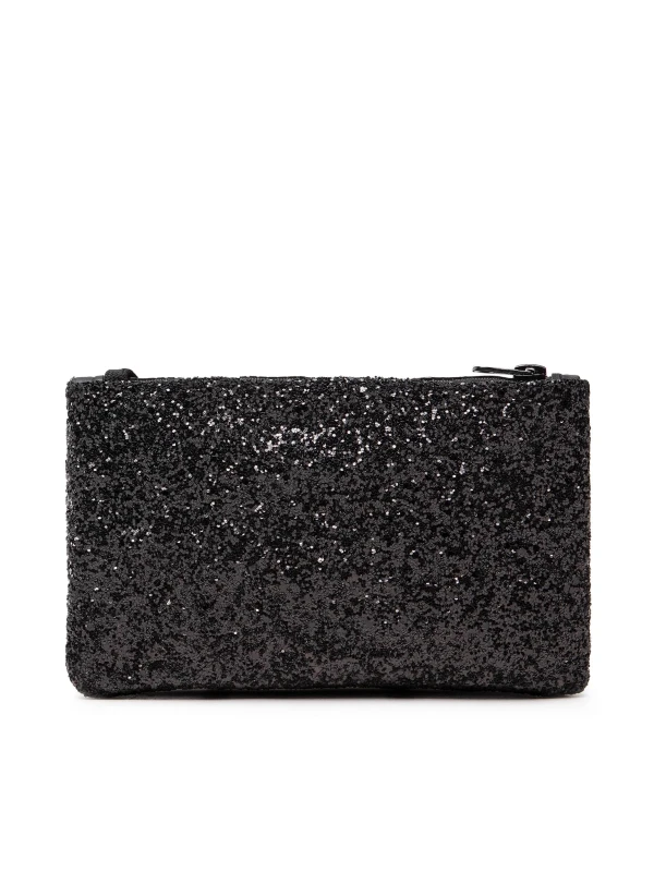 BIBI - Torebka dla dziewczynki 857370 Czarny Brokat - bubutik.pl