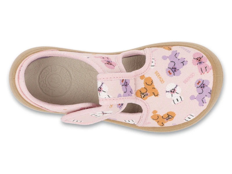 Buty-barefoot-dla-dziewczynki-Befado-z-szerokim-czubkiem-i-skorzana-wkladka--widok-z-gory.jpg