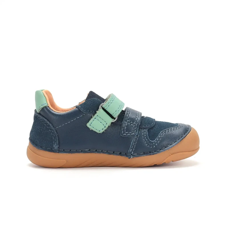D.D. Step - Półbuty Dziecięce Barefoot S108-62385 Royal Blue - bubutik.pl