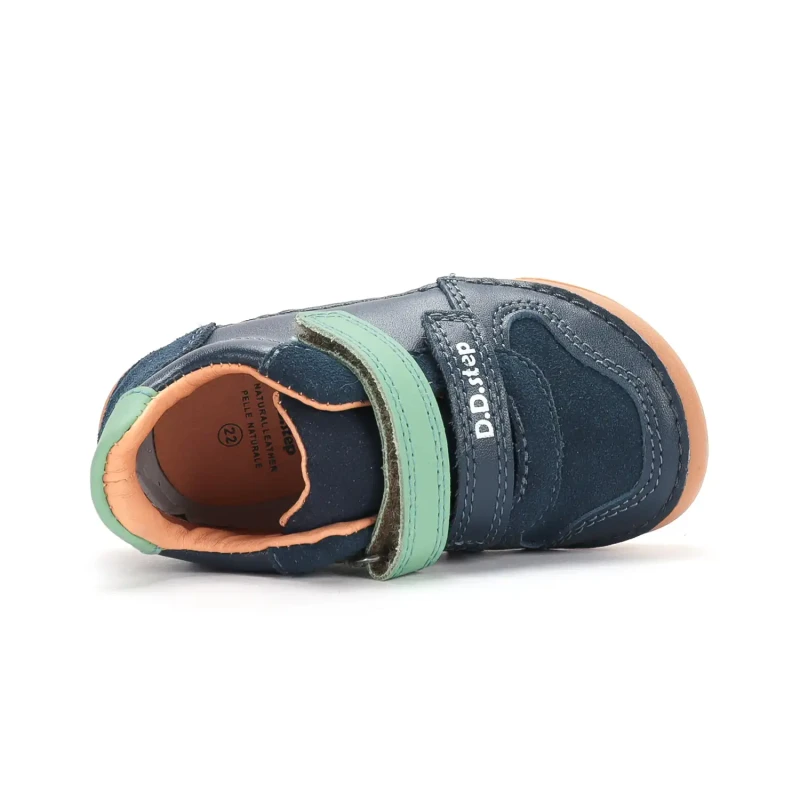 D.D. Step - Półbuty Dziecięce Barefoot S108-62385 Royal Blue - bubutik.pl
