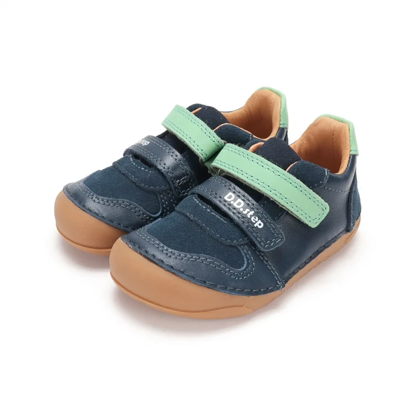 D.D. Step - Półbuty Dziecięce Barefoot S108-62385 Royal Blue - bubutik.pl