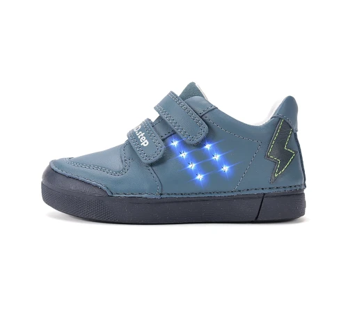 D.D. Step - Półbuty Święcące Led Royal Blue S068- 62272AM