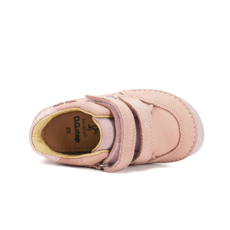 D.D. Step - Półbuty Dziecięce Barefoot S063-62567L Baby Pink - bubutik.pl
