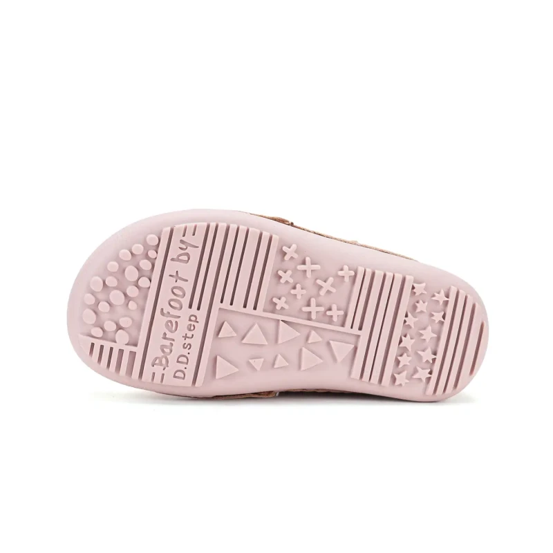D.D. Step - Półbuty Dziecięce Barefoot S063-62567L Baby Pink - bubutik.pl