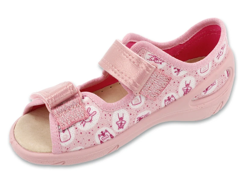 Befado - Kapcie Sandałki Dziewczęce Sunny 063X026 - bubutik.pl