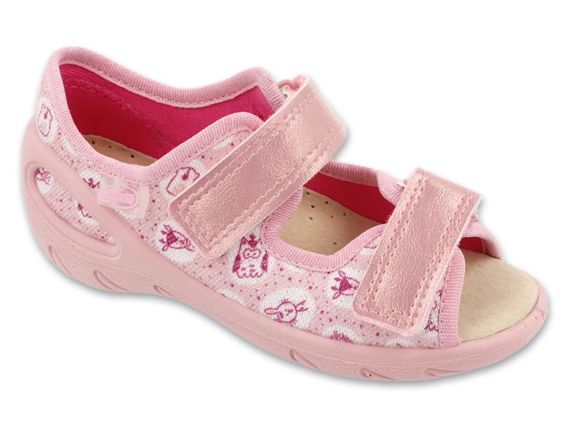 Befado - Kapcie Sandałki Dziewczęce Sunny 063X026 - bubutik.pl