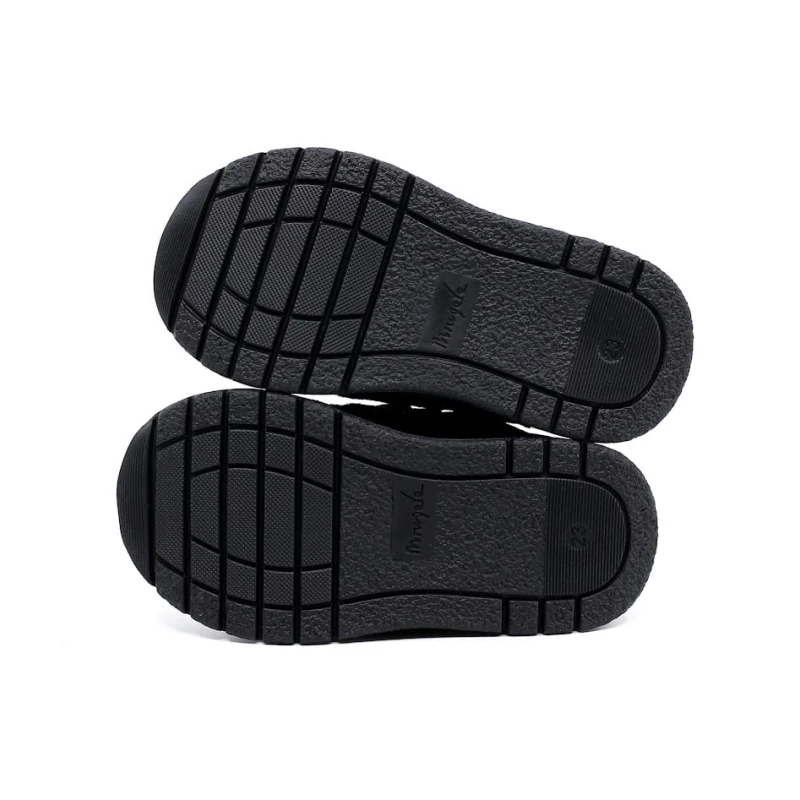 Mrugała - Trzewiki Dziecięce Wodoodporne Ocieplone Jogi Black - bubutik.pl