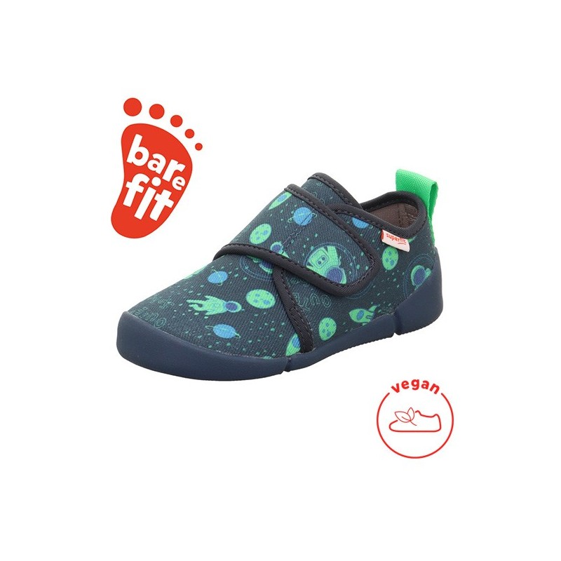 Superfit - Kapcie Chłopięce Barefoot Venti Blau 1-006700-8030 - bubutik.pl
