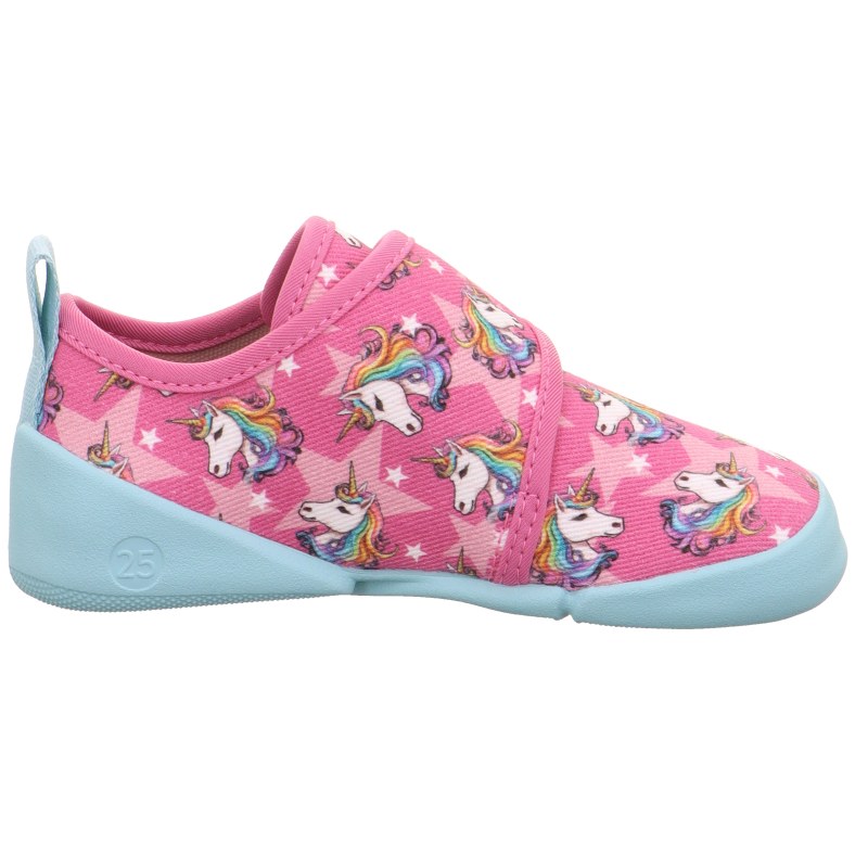 Superfit - Kapcie Dziewczęce Barefoot Venti Pink 1-006700-5520 - bubutik.pl