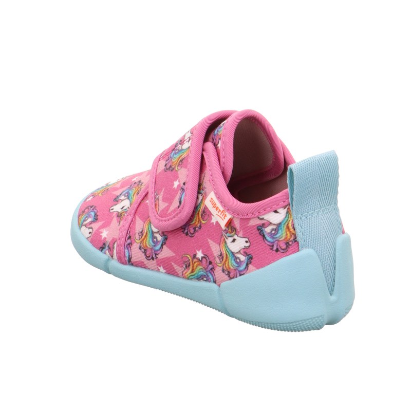 Superfit - Kapcie Dziewczęce Barefoot Venti Pink 1-006700-5520 - bubutik.pl