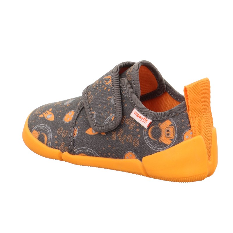Superfit - Kapcie Chłopięce Barefoot Venti Grau 1-006700-2010 - bubutik.pl
