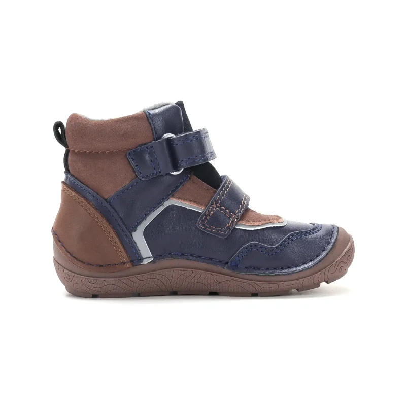 D.D. Step - Trzewiki  Dziecięce Ocieplane Barefoot A116-62911A Chocolate - bubutik.pl