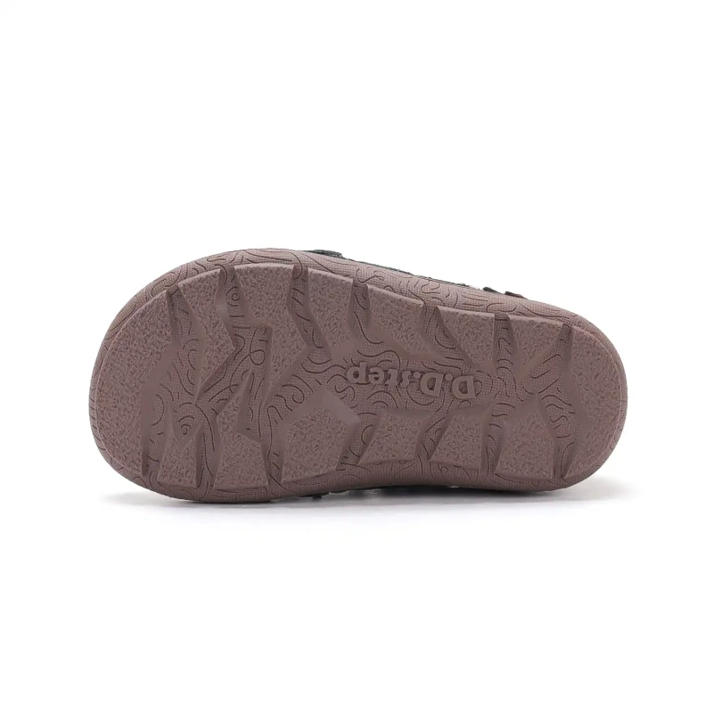 D.D. Step - Trzewiki  Dziecięce Ocieplane Barefoot A116-62911A Chocolate - bubutik.pl