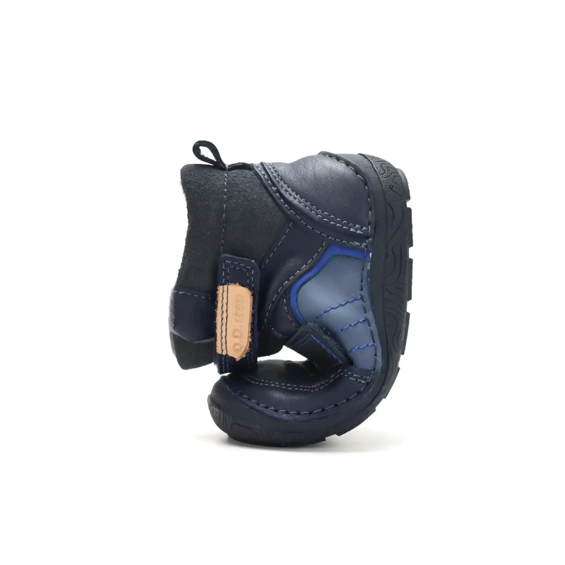 D.D. Step - Trzewiki  Dziecięce Ocieplane Barefoot A116-62911B Royal Blue - bubutik.pl
