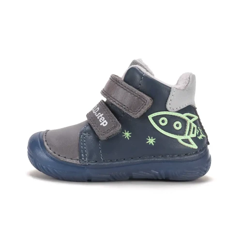 D.D. Step - Trzewiki  Dziecięce Ocieplane  A082-62203 Royal Blue