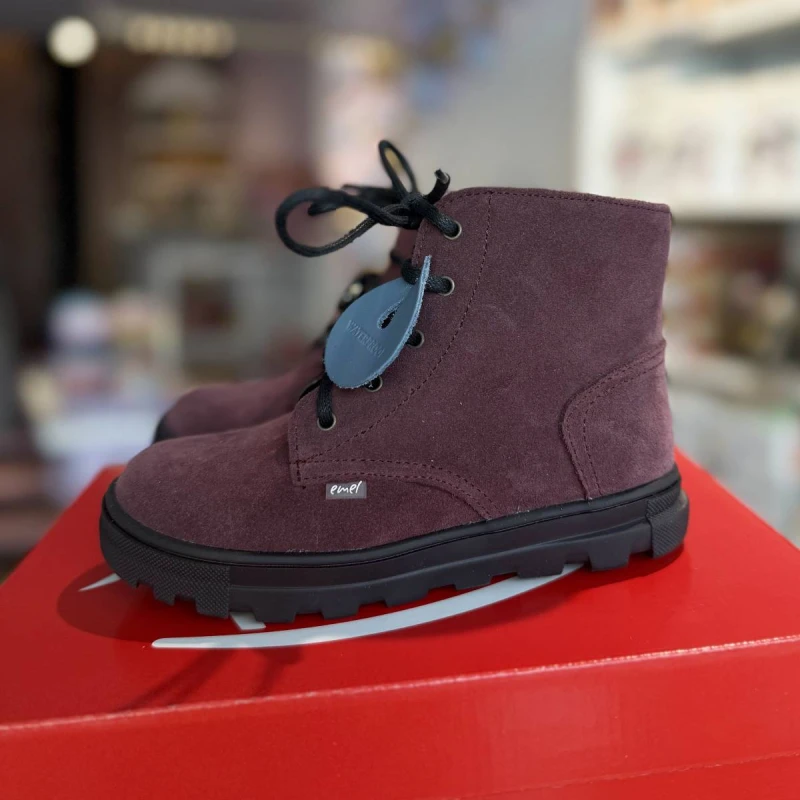 Emel - Trzewiki Dziecięce Ocieplane Wodoodporne EY 2851-1 - bubutik.pl