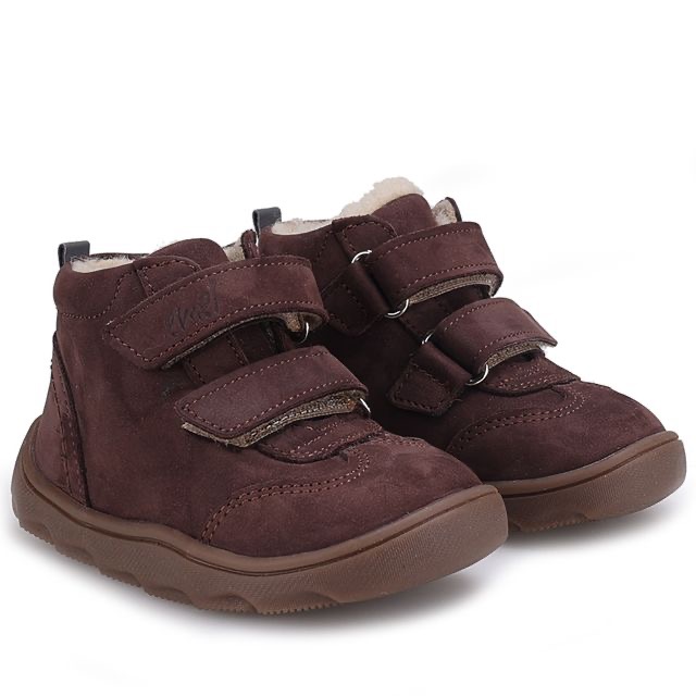 Emel - Trzewiki Zimowe Barefoot Z Membraną Wodoodporną Kodiak EV 2725D-7 Brąz - bubutik.pl