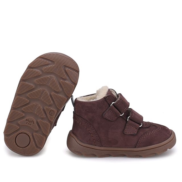 Emel - Trzewiki Zimowe Barefoot Z Membraną Wodoodporną Kodiak EV 2725D-7 Brąz - bubutik.pl