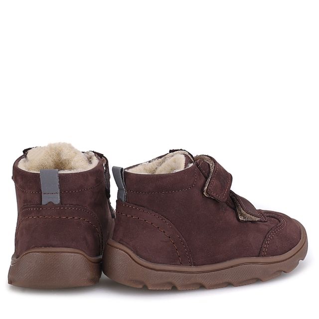 Emel - Trzewiki Zimowe Barefoot Z Membraną Wodoodporną Kodiak EV 2725D-7 Brąz - bubutik.pl