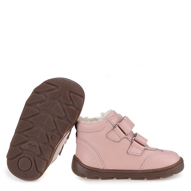 Emel - Trzewiki Zimowe Barefoot Z Membraną Wodoodporną Kodiak EV 2725D-6 Róż  - bubutik.pl