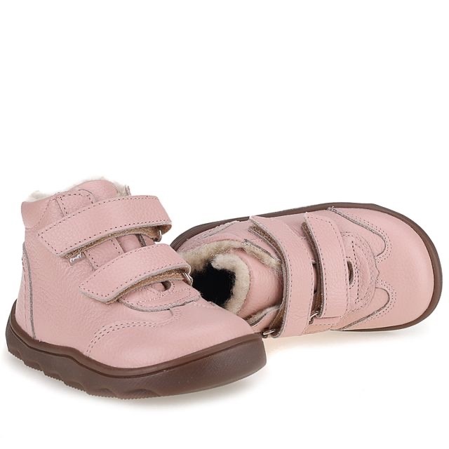 Emel - Trzewiki Zimowe Barefoot Z Membraną Wodoodporną Kodiak EV 2725D-6 Róż  - bubutik.pl