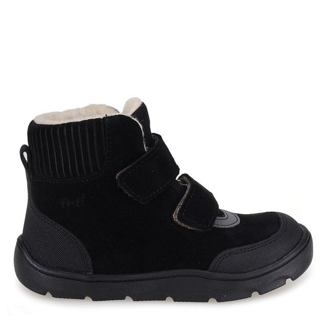Emel - Trzewiki Zimowe Barefoot Z Membraną Wodoodporną  EV 2816A-2 Czarne - bubutik.pl
