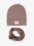 Ul&Ka - Czapka z Kominem Latte Line