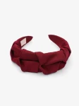 Ul&Ka - Opaska do włosów Marszczulka Elegant Bordo Regular