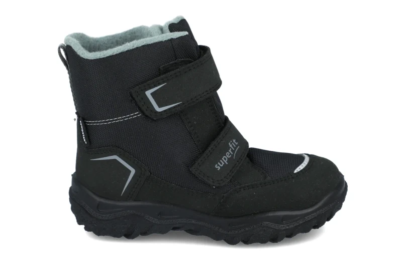 Superfit - Śniegowce Dla Chłopca Wodoodporne  Husky1 1-006081-0000 Czarne - bubutik.pl