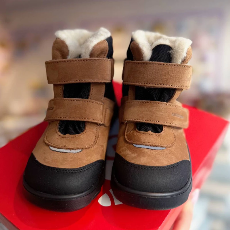 Emel - Trzewiki Zimowe Barefoot Z Membraną Wodoodporną EV 2844A-1 - bubutik.pl