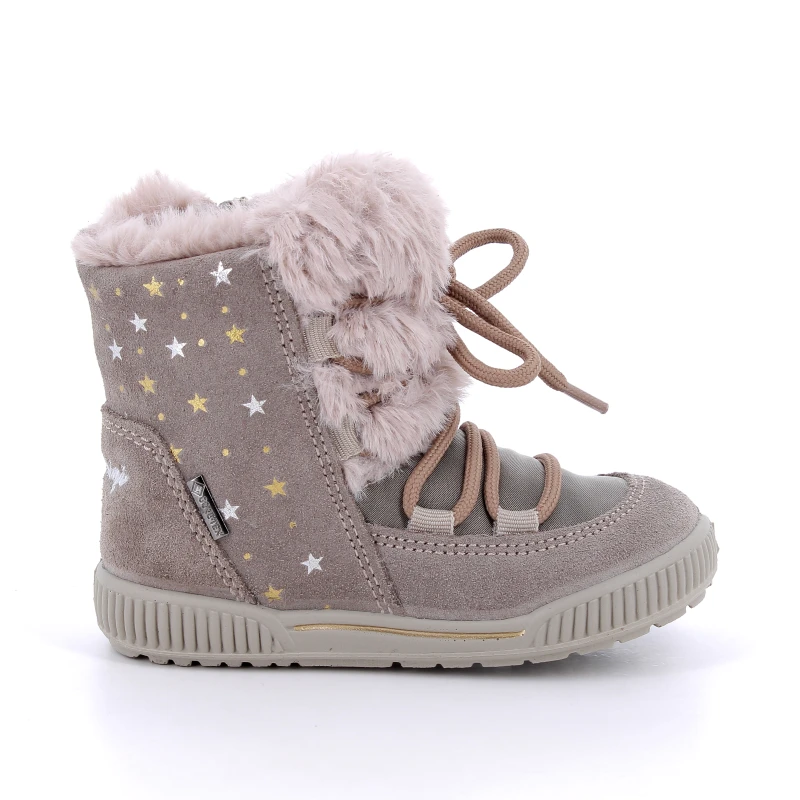 Primigi - Zimowe Trzewiki Wodoodporne Gore-Tex 2361400 beż - bubutik.pl