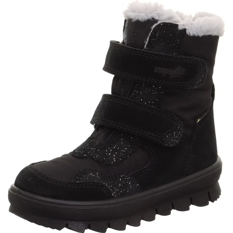 Superfit - Kozaki Dziewczęce Wodoodporne Flavia 1-000229-0000 Black - bubutik.pl