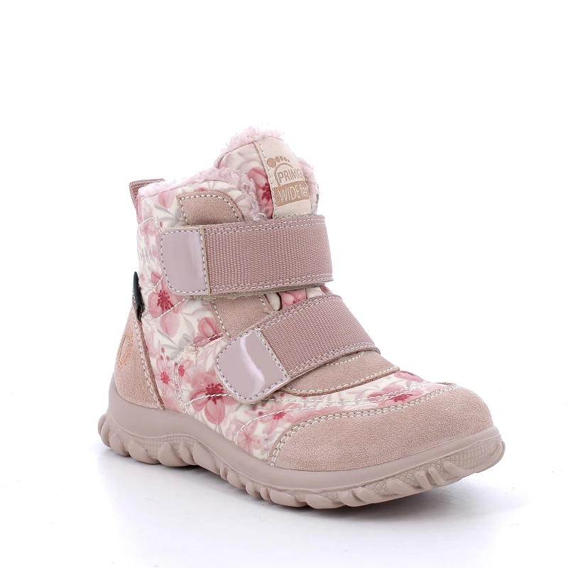 Primigi - Zimowe Trzewiki Wodoodporne Gore-Tex 2365133 Kwiatki - bubutik.pl