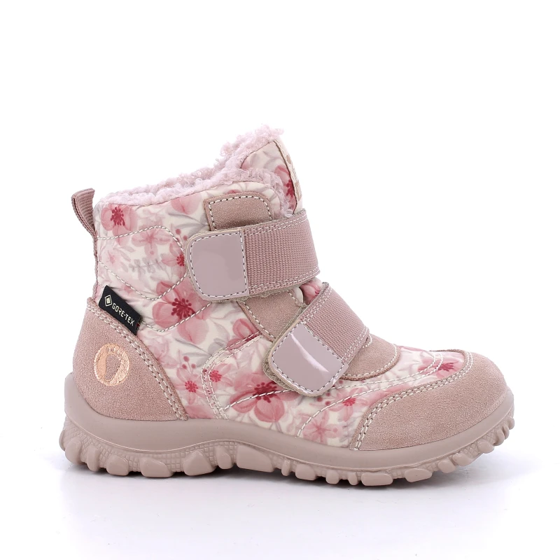 Primigi - Zimowe Trzewiki Wodoodporne Gore-Tex 2365133 Kwiatki - bubutik.pl