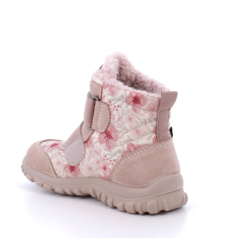 Primigi - Zimowe Trzewiki Wodoodporne Gore-Tex 2365133 Kwiatki - bubutik.pl