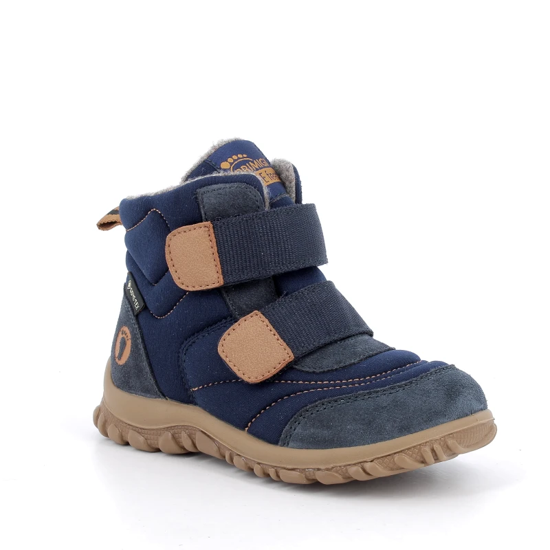 Primigi - Zimowe Trzewiki Wodoodporne Gore-Tex 2365100 Granat - bubutik.pl