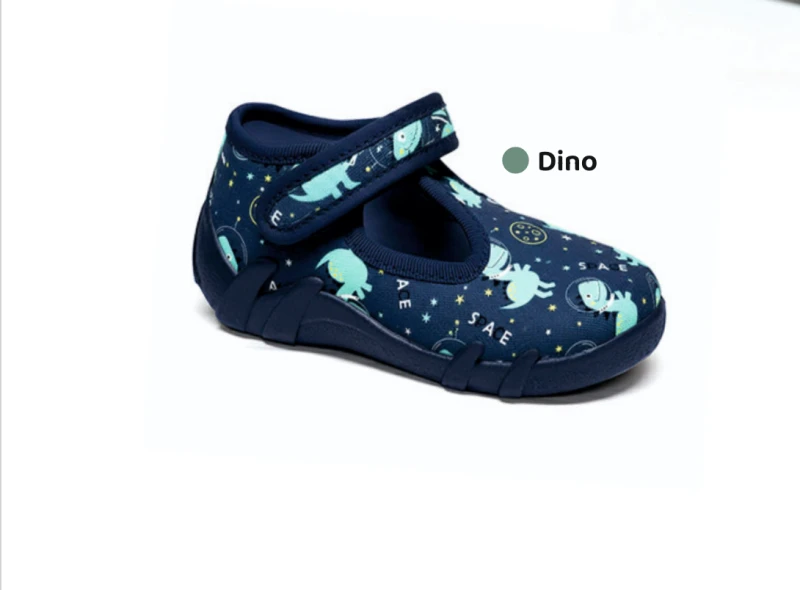Renbut - Kapcie Chłopięce Oddychające 13-102 Dino - bubutik.pl
