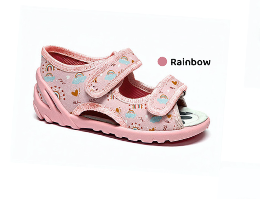 Renbut - Kapcie Dziecięce Sandałki Oddychające Rainbow - bubutik.pl