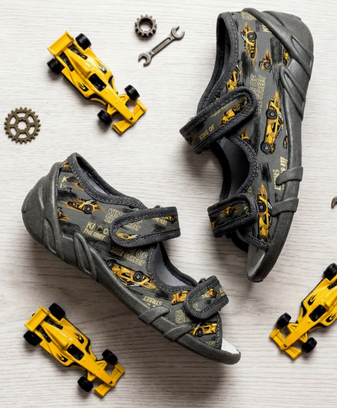 Renbut - Kapcie Chłopięce Sandałki Oddychające Racer - bubutik.pl