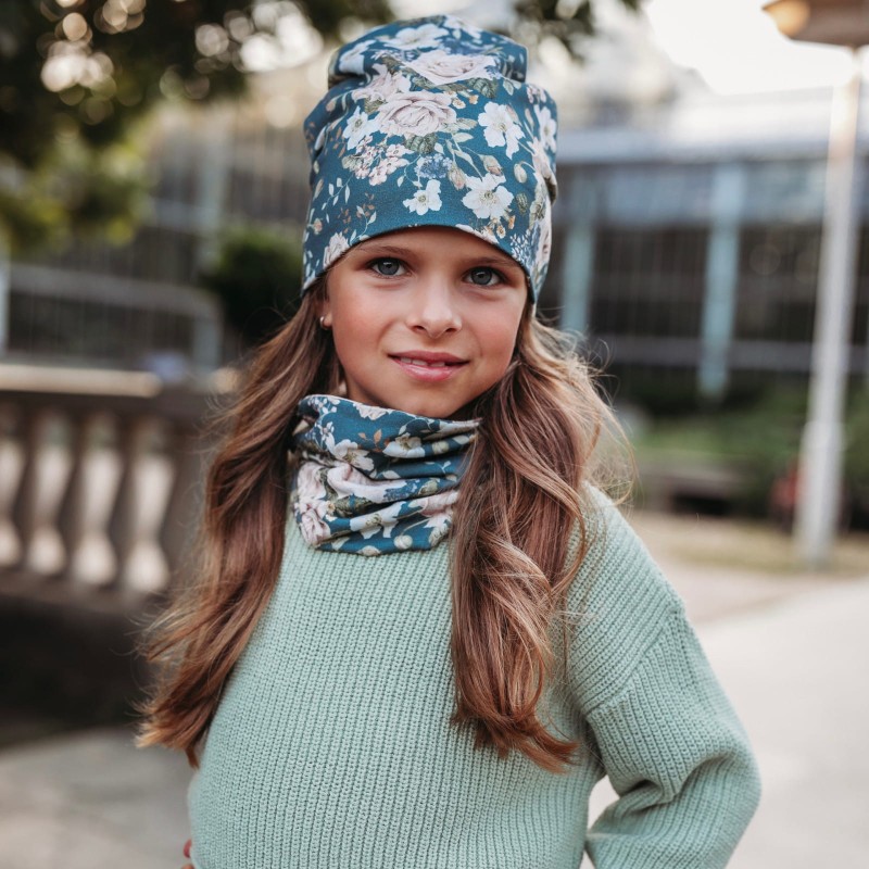 Ul&Ka - Czapka z kominem Lady Rosa