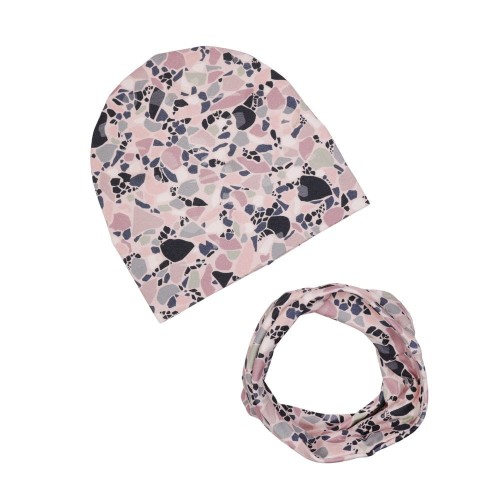 Ul&Ka - Czapka z kominem Lastrico Violet