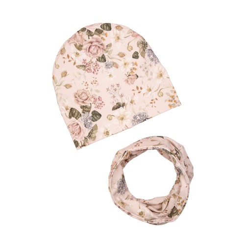 Ul&Ka - Czapka z kominem Lady Rosa Cream