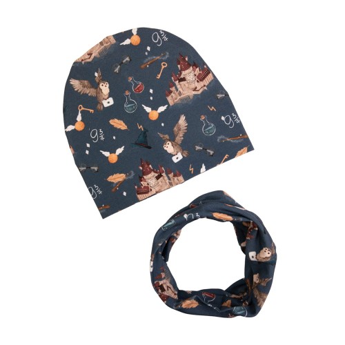 Ul&Ka - Czapka z kominem Harry Navy