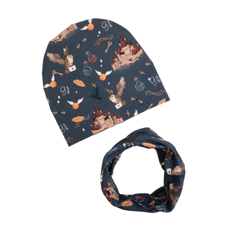 Ul&Ka - Czapka z kominem Harry Navy