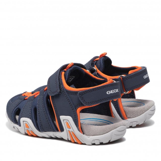 GEOX - Sandały dziecięce B1524A 0CE15  C0659 Navy/Orange