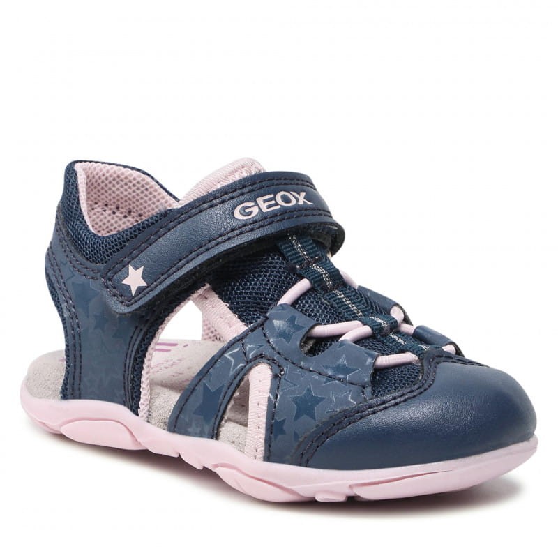 GEOX - Sandały dziecięce B150ZD 014CE CB4E8 M Lt Navy/Pink