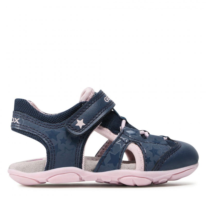 GEOX - Sandały dziecięce B150ZD 014CE CB4E8 M Lt Navy/Pink