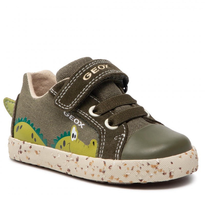 GEOX - Trampki dziecięce B25A7C 01022 C3014 M Dk Green
