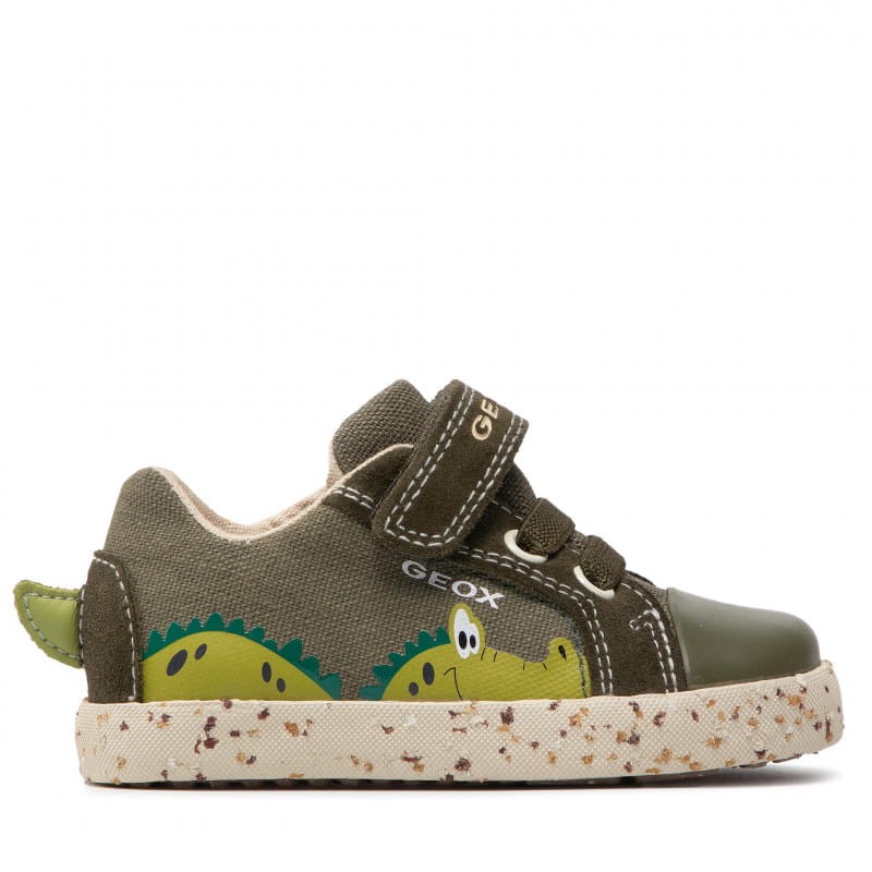 GEOX - Trampki dziecięce B25A7C 01022 C3014 M Dk Green